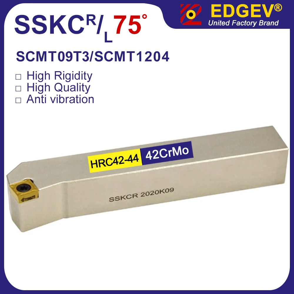 

SSKCR1212 SSKCR1212H09 SSKCR1616 SSKCR2020 SSKCR2525 external turning tool lathe SSKCR SSKCL CNC metal lathe cutter tools holder
