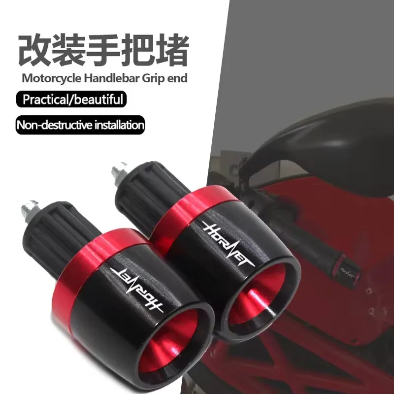 7/8 "22mm Motorrad CNC Aluminium Lenker Griffe Enden für Honda CB600F/CB650F Hornisse 2009-2013 2007 2013
