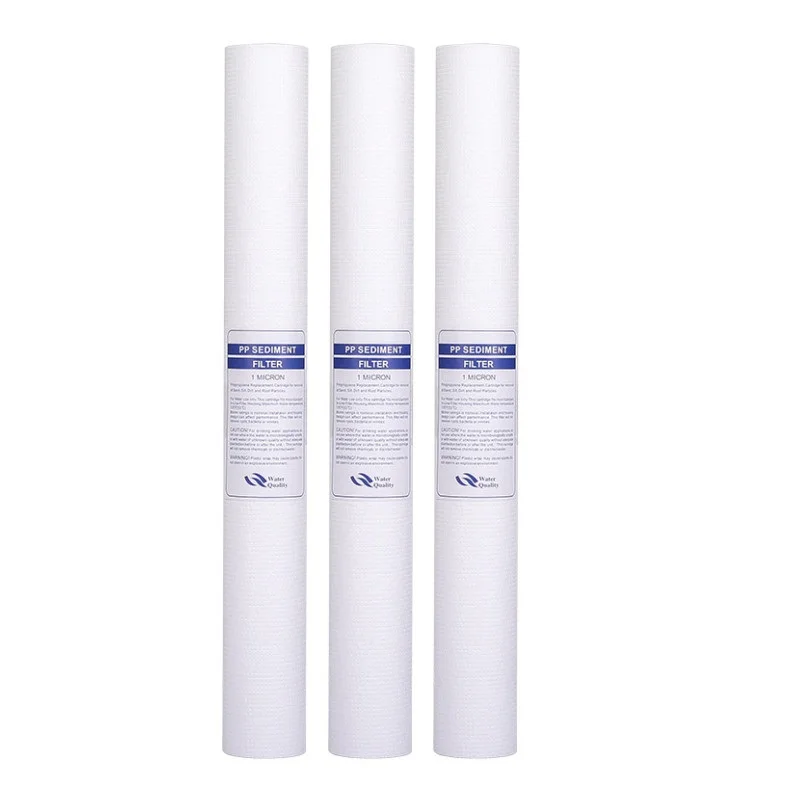 

3pcs Water Purifier 40 Inch 1 Micron Sediment Water Filter Cartridge Pp Cotton Filter Water Filter System