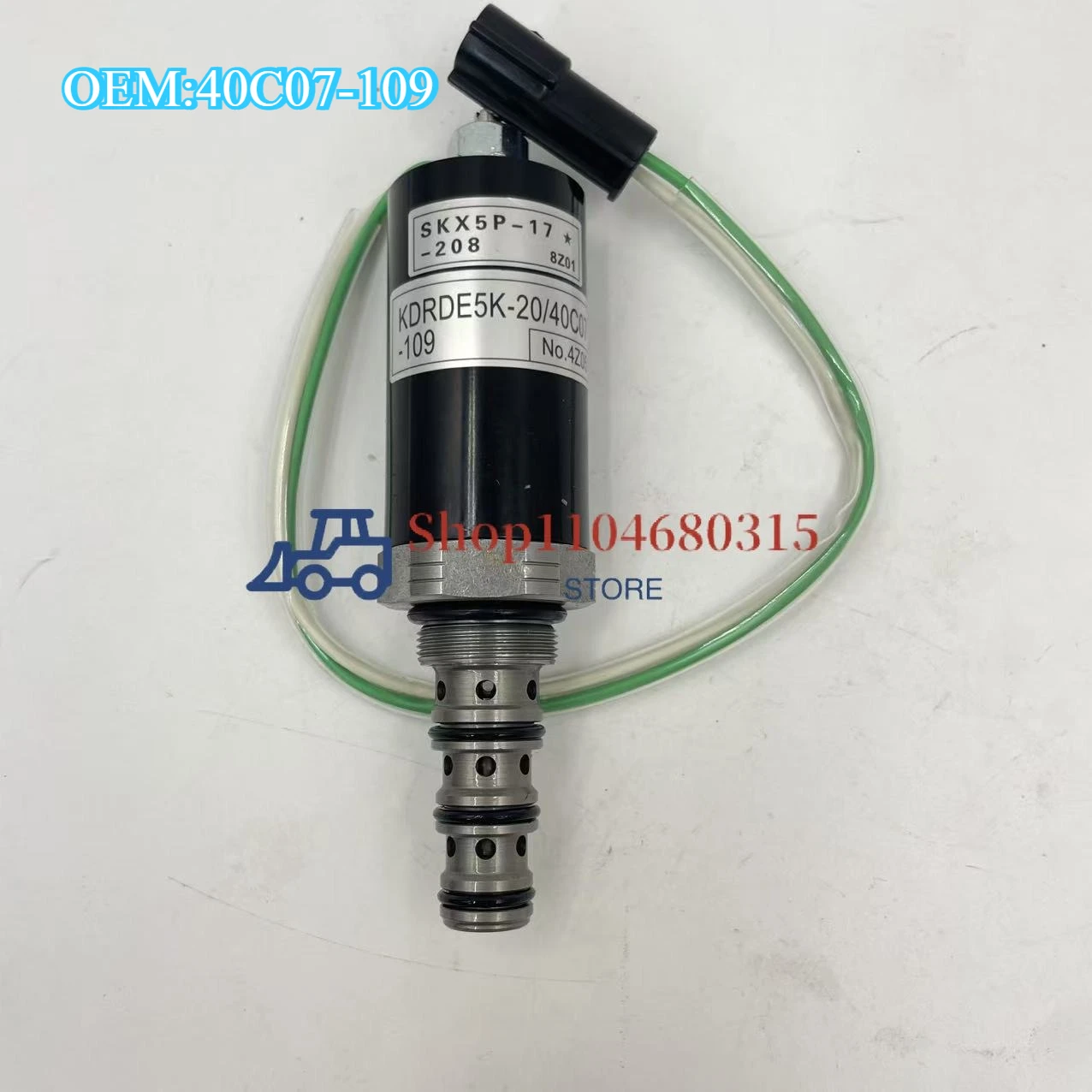 

40C07-109 KDRDE5K-20 SKX5P-17-208 XJBN-00382 XJBN-00014 Solenoid Valve For Hyundai R215-7 R225-7