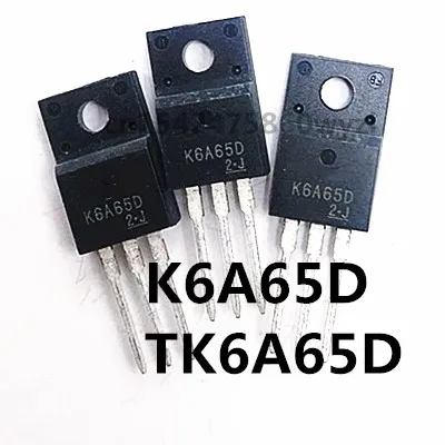 Original 5pcs/ K6A65D TK6A65D  TO-220F 650V 6A Logic integrated circuit