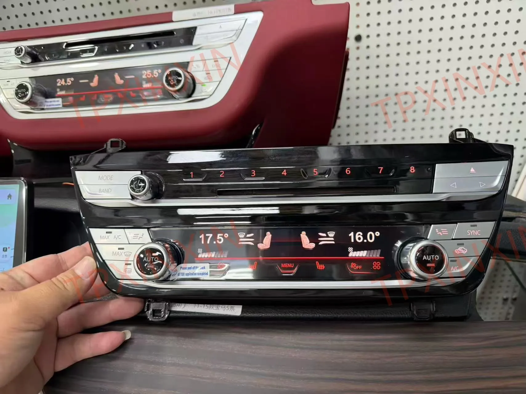 Climate Control Panel For BMW 3 Series F30 F31 F322012-2019 Car Touch LCD display Screen, Air Conditioning Board Upgrade to G38