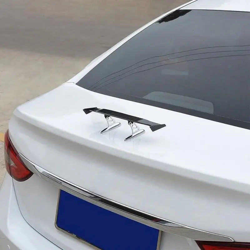 Car Roof Spoiler Single Rear Wing Adjustable Angle Car Spoiler Trunk Wing Tail Spoiler Adjustable Car Wing Stable Rear Spoiler