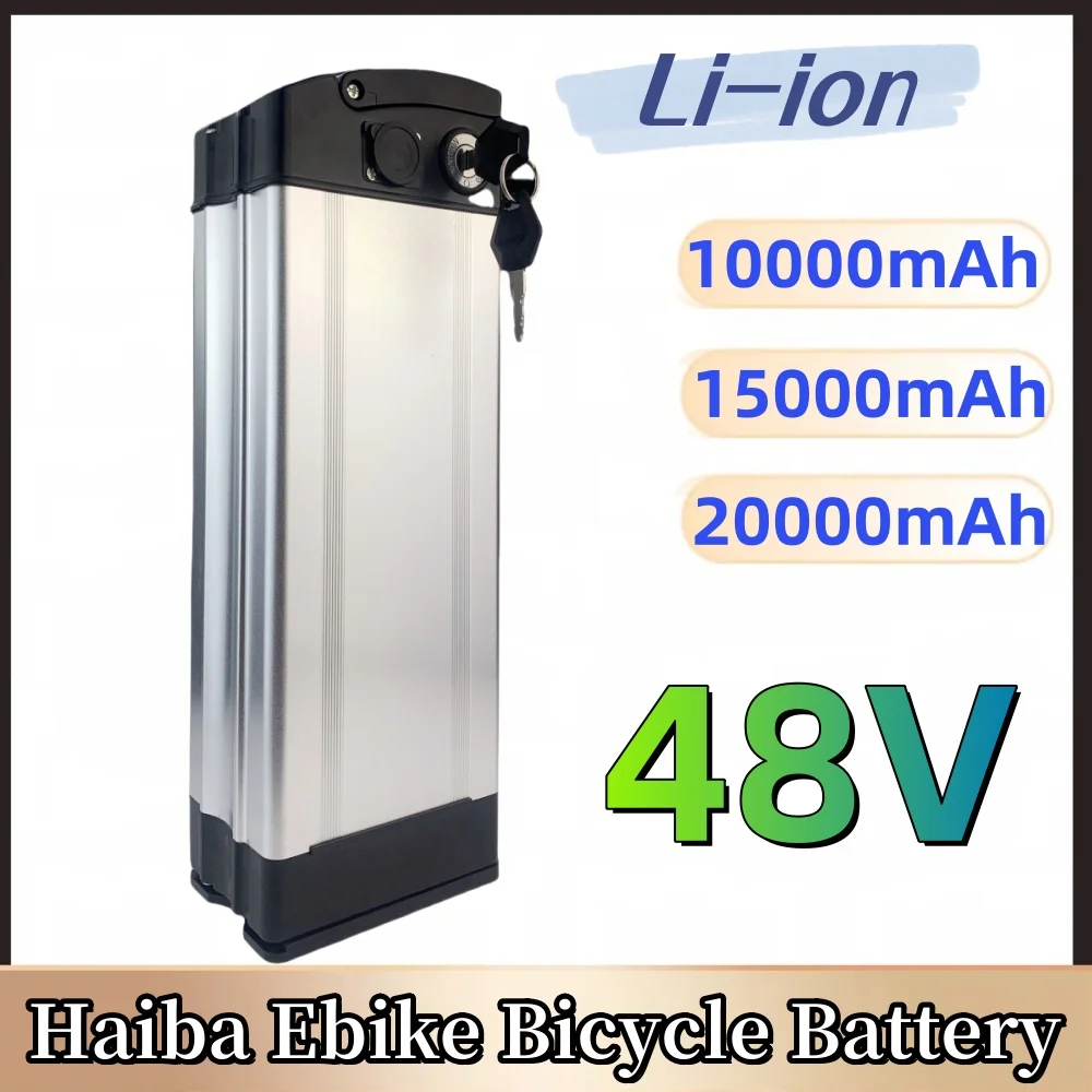 

Haiba battery pack, 48V10Ah 15Ah 20Ah 1000W 18650 high-power rechargeable lithium-ion battery Haiba Battery