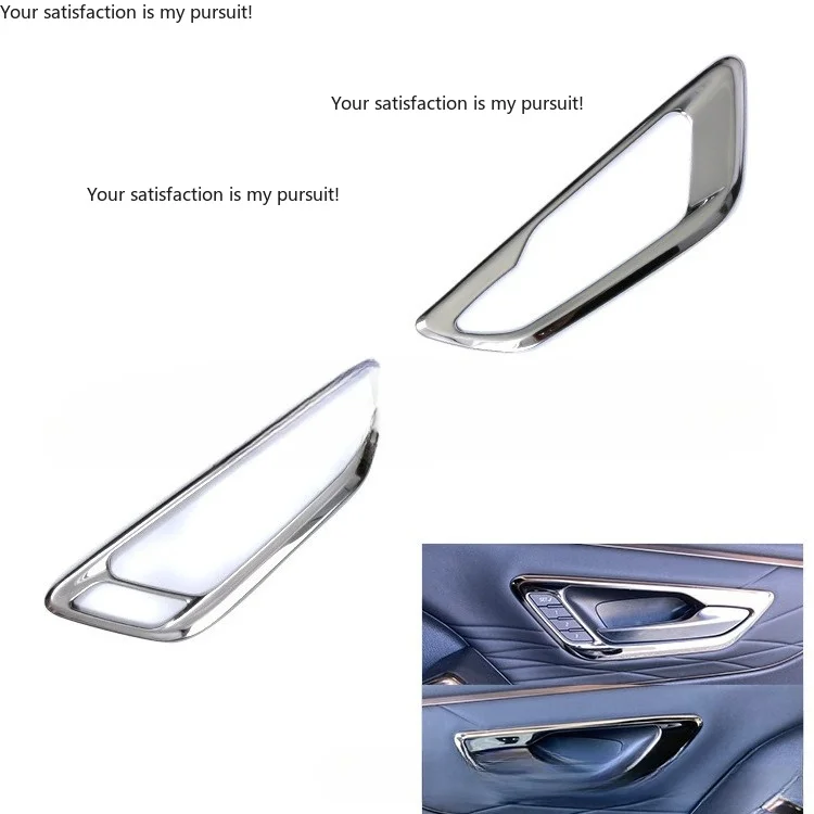For 40 Series 2023 MPV Interior Decoration Accessories Stainless Steel Inner Door Handle Frame Trim