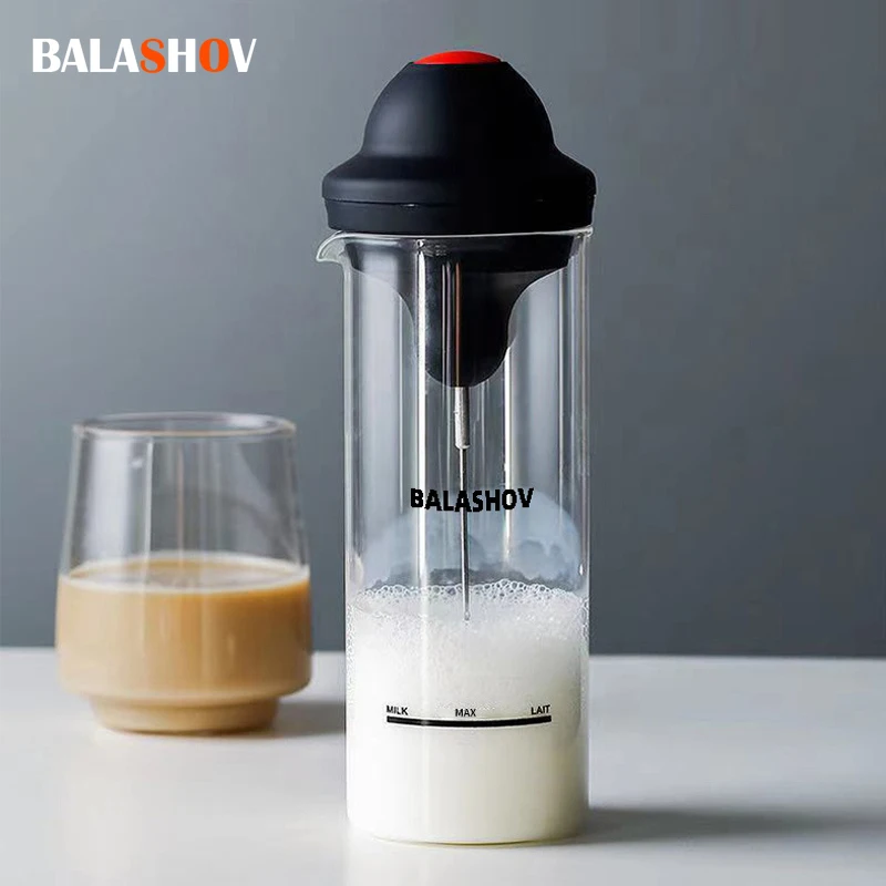 Espuma de leite elétrica foamer máquina de espuma de café misturador de agitação de leite bateria copo de espuma de leite elétrico copo de espuma de leite batedor