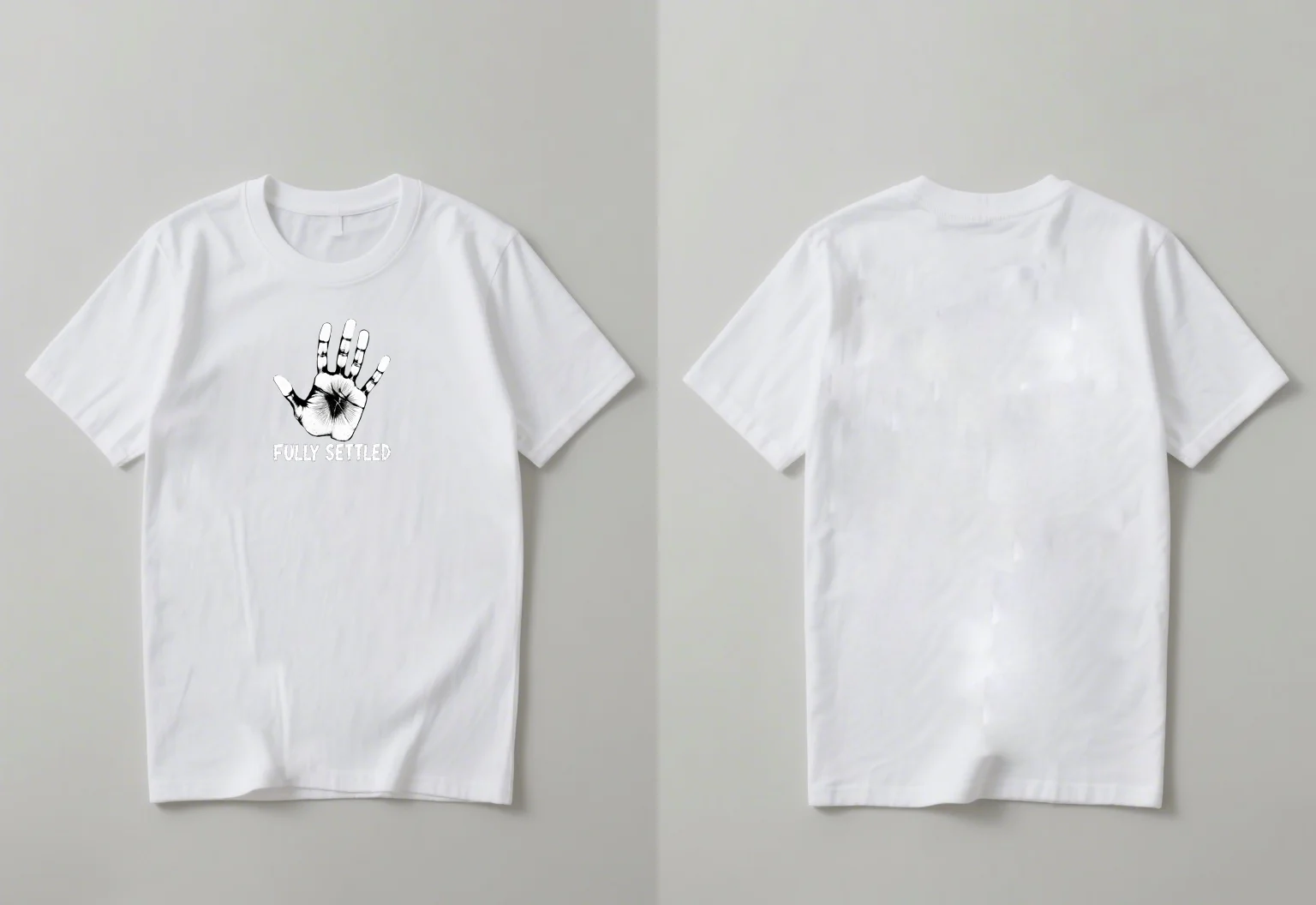 Retro palm and letter print T-shirts and casual round-neck tops for men and women in the 2025 new fashion