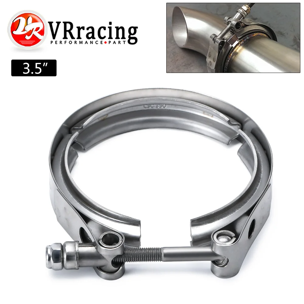 VR Universal 3.5 inch Auto Parts V-band clamp kit for Turbo, Exhaust pipes Turbo Downpipe Exhaust Clamp V band VR-VCN35