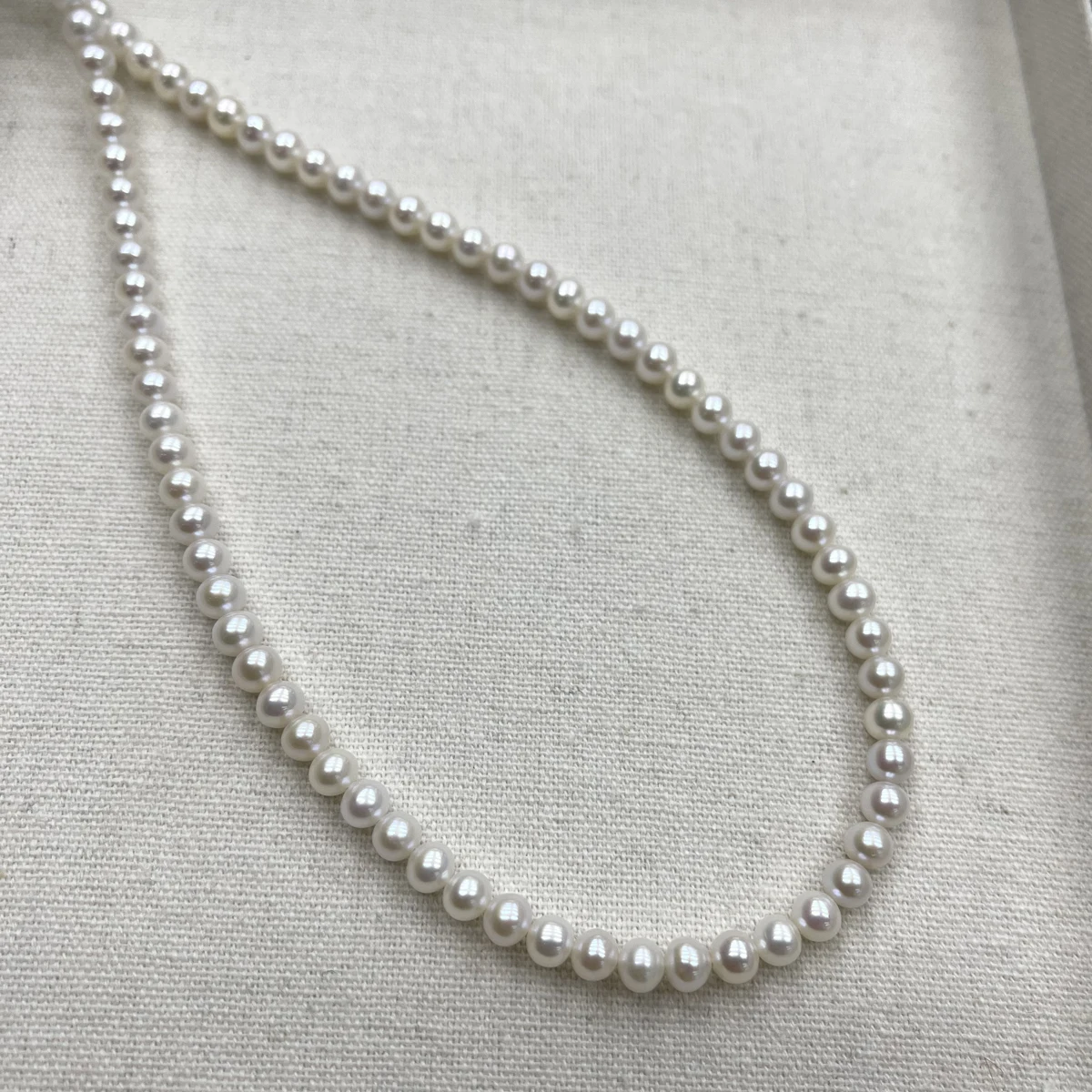 AAAAA Nearround Pearl Natural Freshwater Pearl Isolation Pearl 5-6mm For Jewelry Making DIY Necklace Earrings Bracelet Accessory