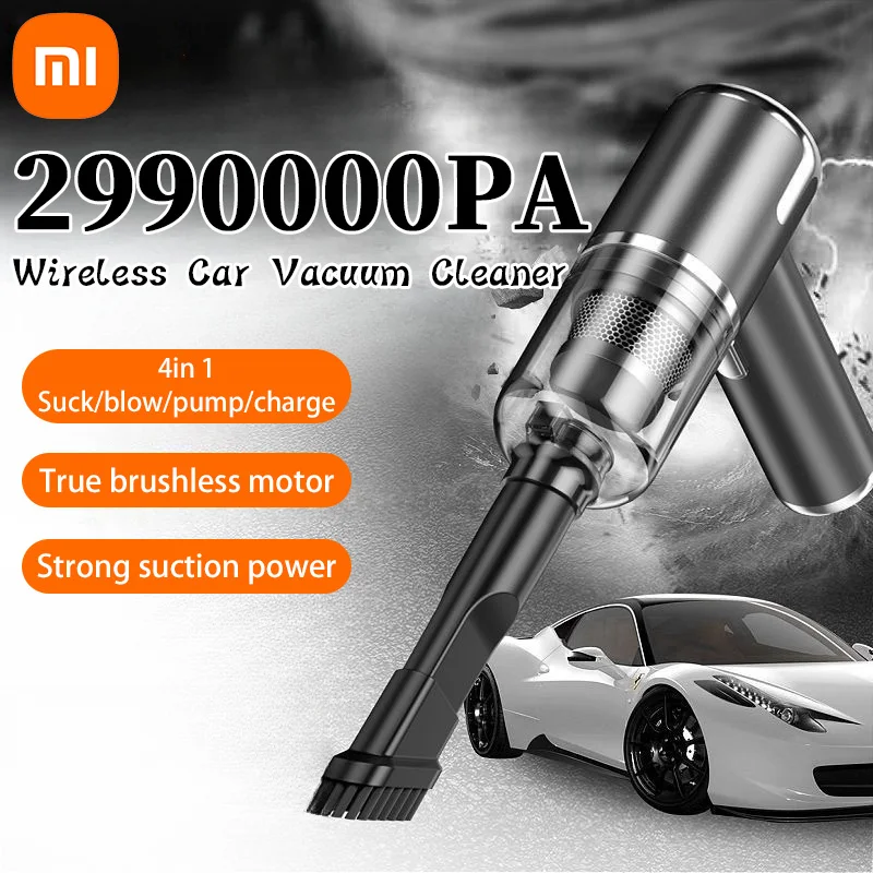 Xiaomi Car Vacuum Cleaner 2990000 PA Powerful 4 in1 Clean Machine Wireless Blowing Suction Portable Vacuum Cleaner For Vehicle