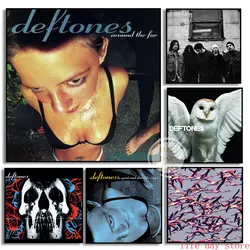 Deftones Singer Music Album Posters Canvas painting Pop Band Vintage Print Modern Family Living Room Wall Gift Aesthetic Decor