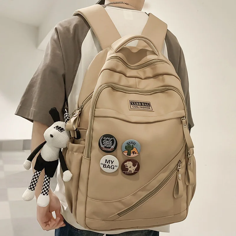 Mężczyzna pani o dużej pojemności podróży BookBag fajne kobiety mężczyźni Nylon plecak moda dziewczyna chłopiec plecak kobieta Laptop torba studencka