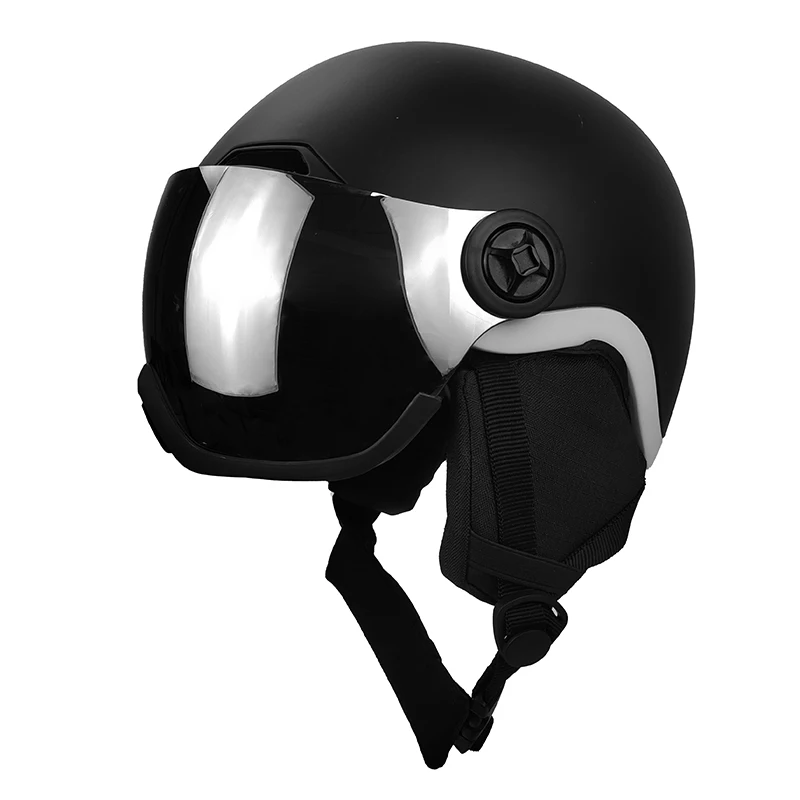 큰 크기 범위 63-65cm XXL 스노우 헬멧 스키 스포츠 스노우 보드 스키 겨울 스포츠 헬멧 (탈착식 고글 포함)