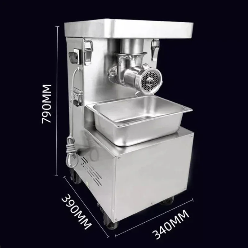 Commercial Meat Grinder Electric Stainless Steel High-Power Minced Meat Mincer Automatic Sausage Stuffing Machine