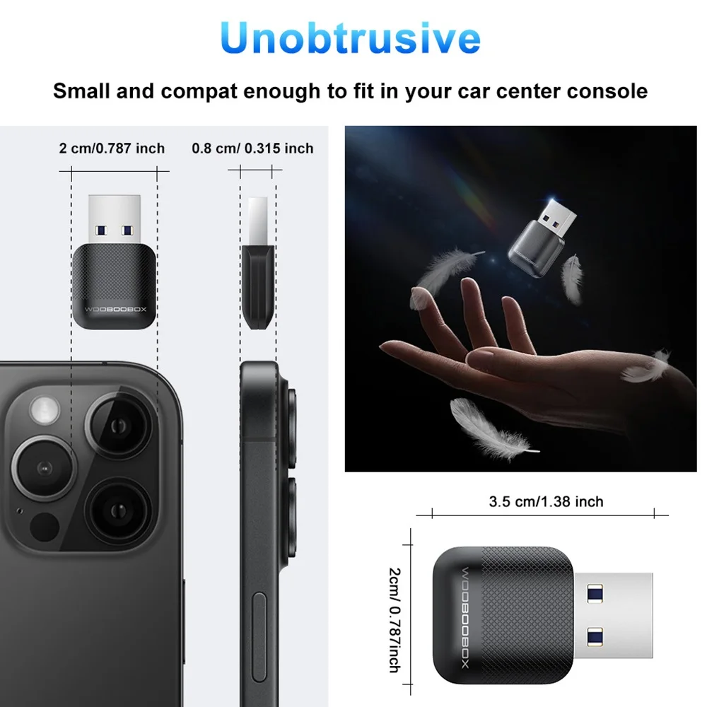 محول CarPlay اللاسلكي M10 2in1 لـ OEM CarPlay السلكي أو OEM السلكي Android التوصيل والتشغيل التلقائي Bluetooth CarPlay الذكي #2