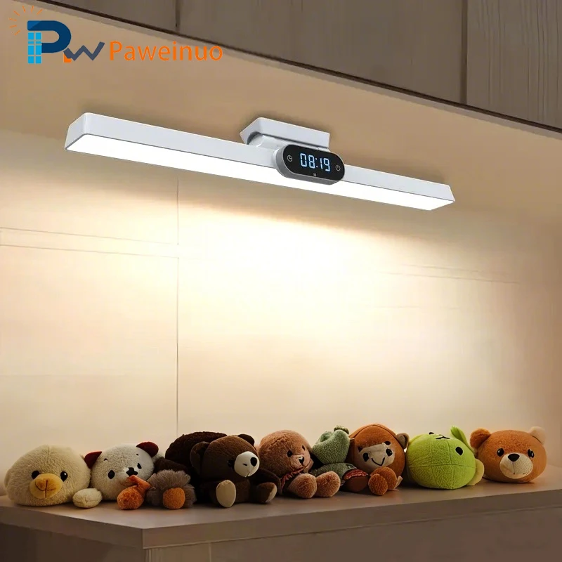 LED Table Lamp Magnetic Eye Protection Desk Lamp USB Rechargeable Reading Mood Light Desk Accessories For Study Work Bedroom
