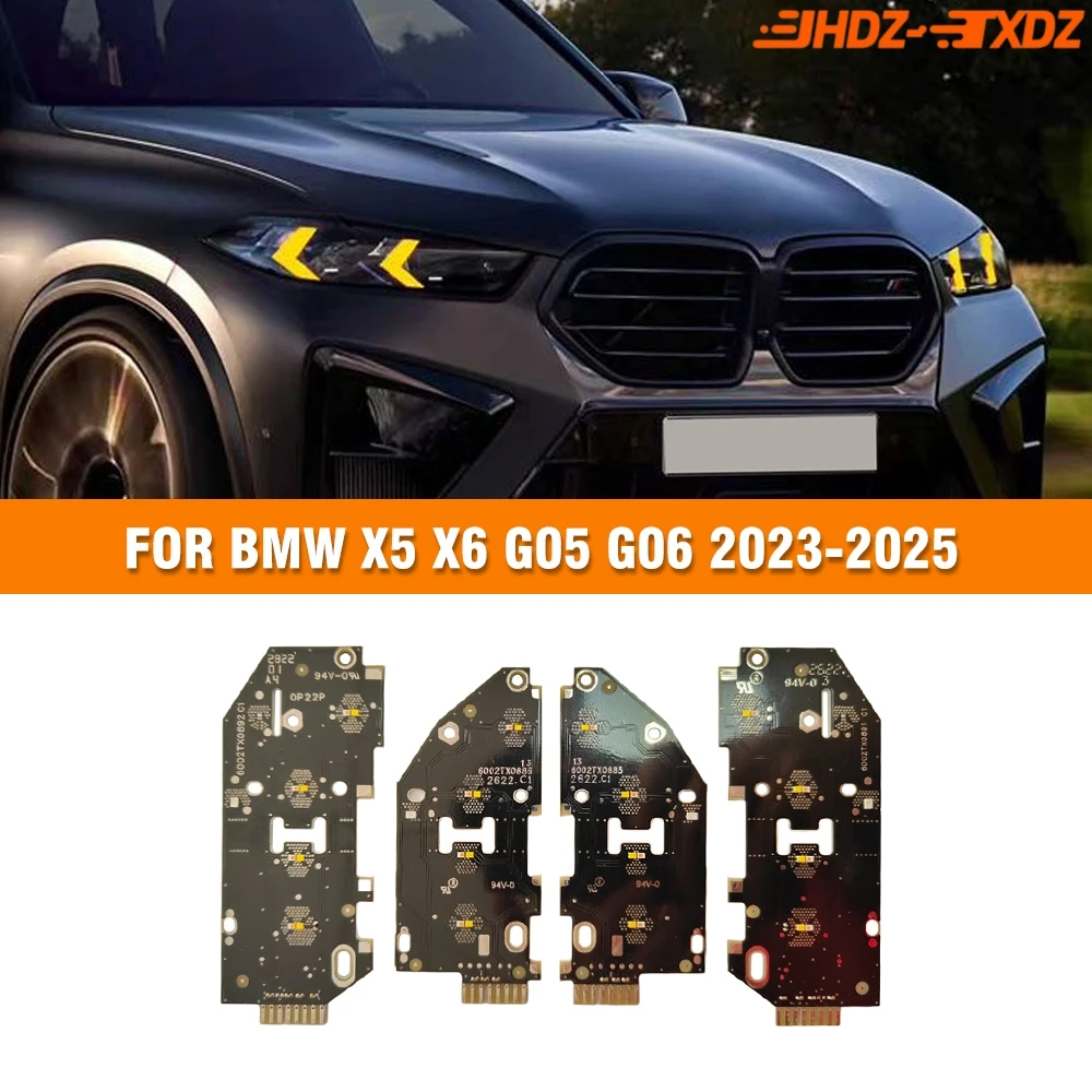 

Angel Eye DRL Boards Светодиодная фара дневного света Желтый Янтарный Синий Красный Зеленый Для BMW G05 G06 X5 X6 F95 F96 LCI 2024 2025