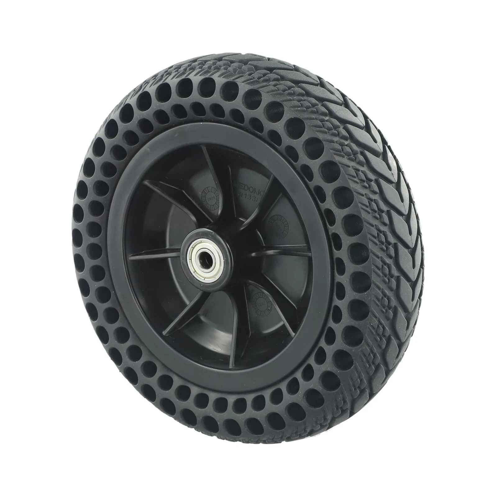 Improve Your Electric Scooter's Performance with this 8 Inch Solid Tire, Rubber+Plastic Hub, Black Color, 200x45 110 Size