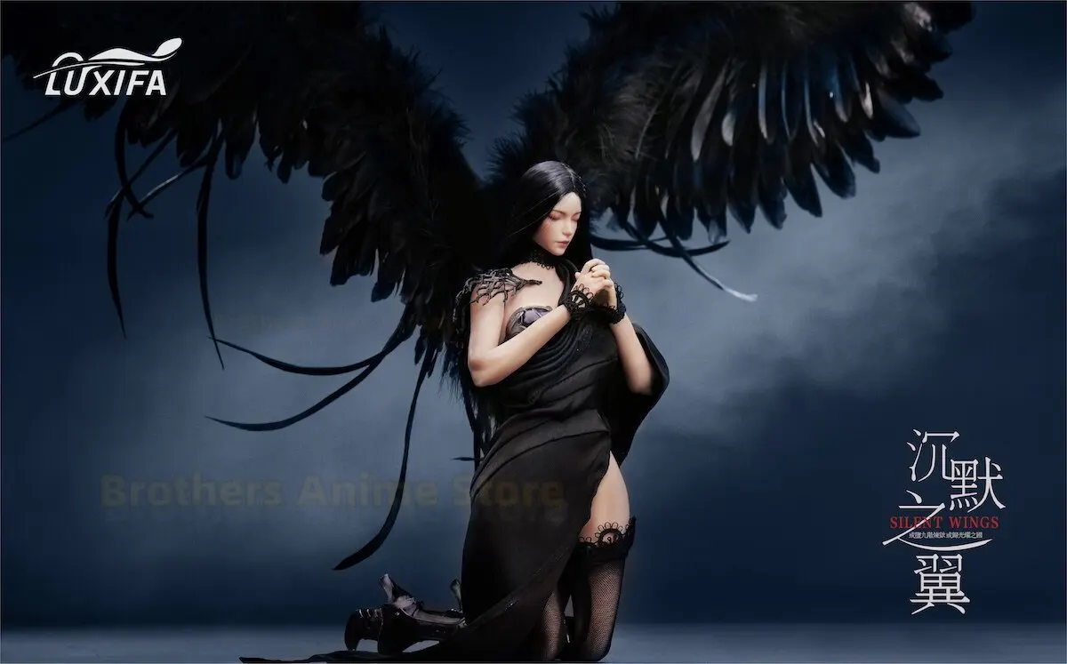 Lucifer アクションフィギュア ブラック/ブルー Lucifer 1/6 Anniversary Limited Edition Silent Wings Dark Angel