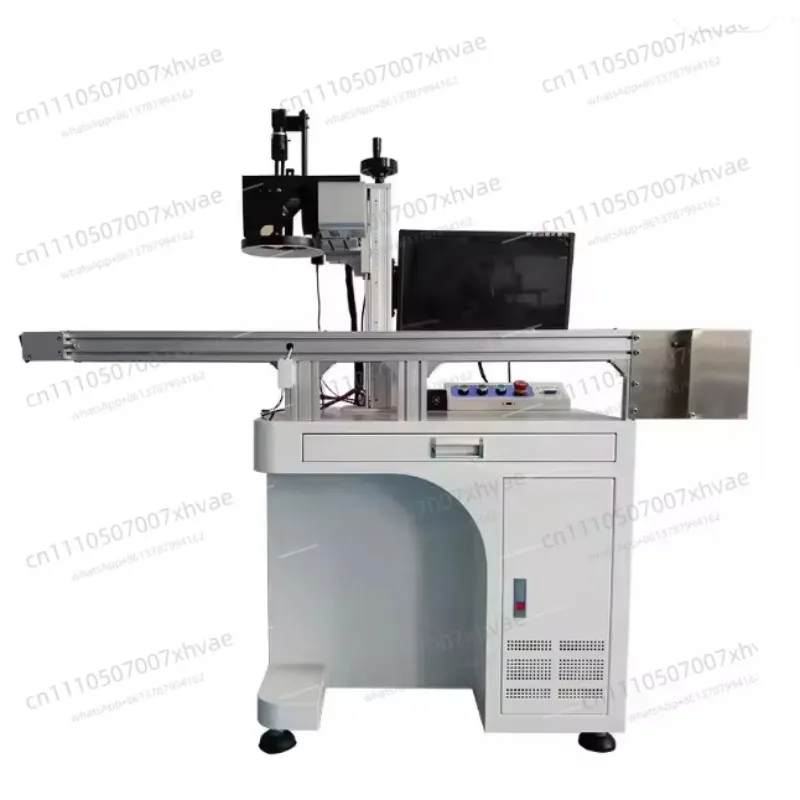 CHKJ CCD Camera Vision Marking Fully Automatic Positioning Assembly Line Flying Coding Laser Engraving Machine
