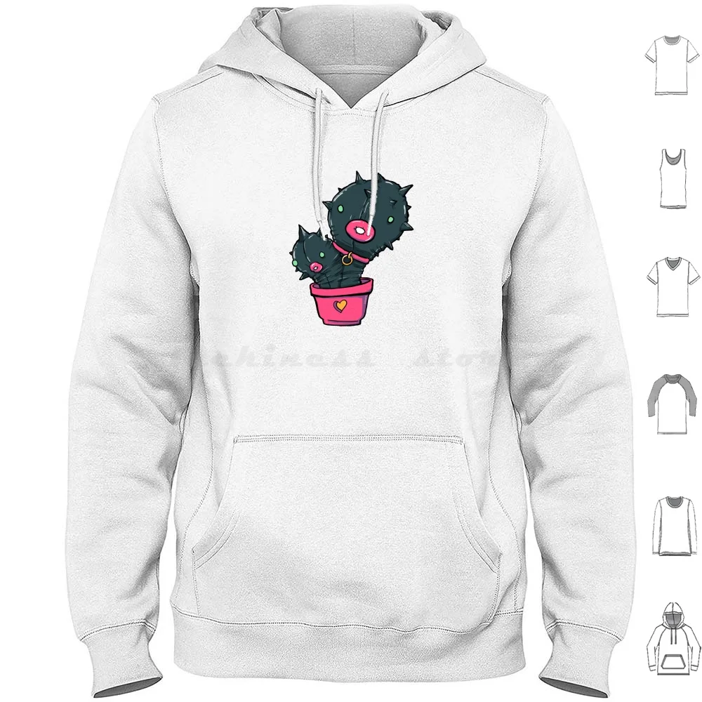 Cactus Fetish Hoodies Long Sleeve Cactus Fetish Bdsm Latex Gimp Couple Love Lovers Weird Sexy Creepy Cute