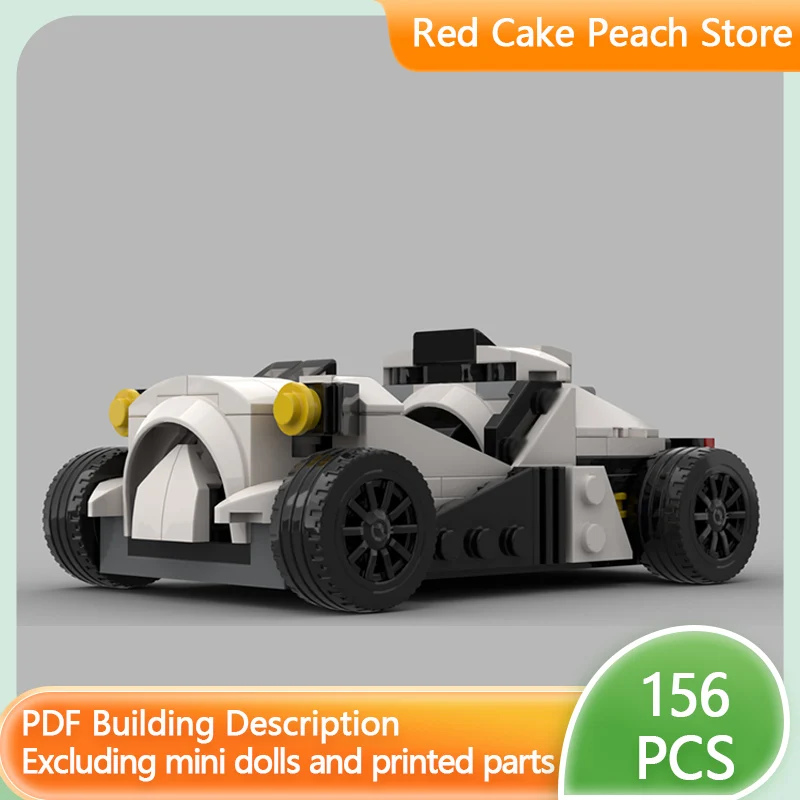 

Модель скоростного гоночного автомобиля MOC, строительные кирпичи, модификация гоночного автомобиля, модульная технология, детские праздничные подарки, сборка игрушек, костюм