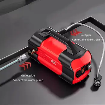 12V čerpadlo na zavlažování zeleniny, dobíjecí venkovní lithium-iontové čerpadlo, zemědělské zavlažování, venkovní zavlažovač 6 nejlepší prodej 12V vodní čerpadlo s baterií - №6