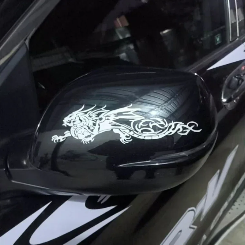 1PC 탈착식 드래곤 스티커 - 생생한 홀로그램 효과 및 판타지 분위기, 헬멧 장식, 노트북 커버 및 벽 거울에 이상적