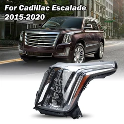 Car LED Headlights For Cadillac Escalade 2015 2016 2017 2018 2019 2020 Head Light Lamp DRL turn signal light car accessories 1pc