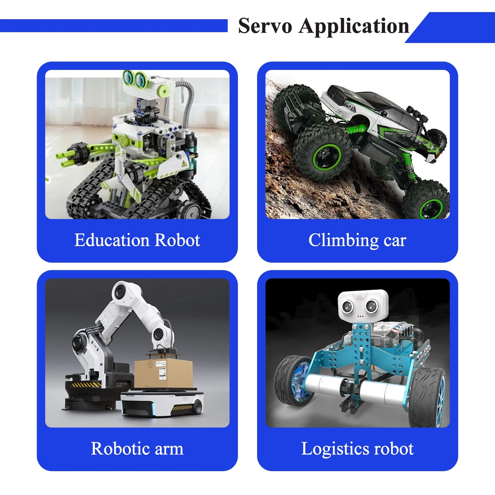 4 unids/set FS90R Micro Servo piezas 1,5 KG 4,8-6V 360 grados de rotación continua Mini Servo para Robot inteligente RC coche barco Drones modelo
