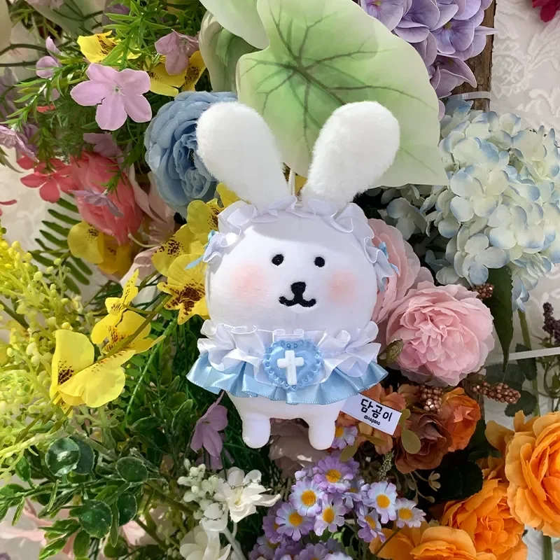 

Cute New Self Deprecating Bear High Looks Red And Blue Checkered Doll Outfit Set For 10-13cm Cotton Doll Decoration Accessories
