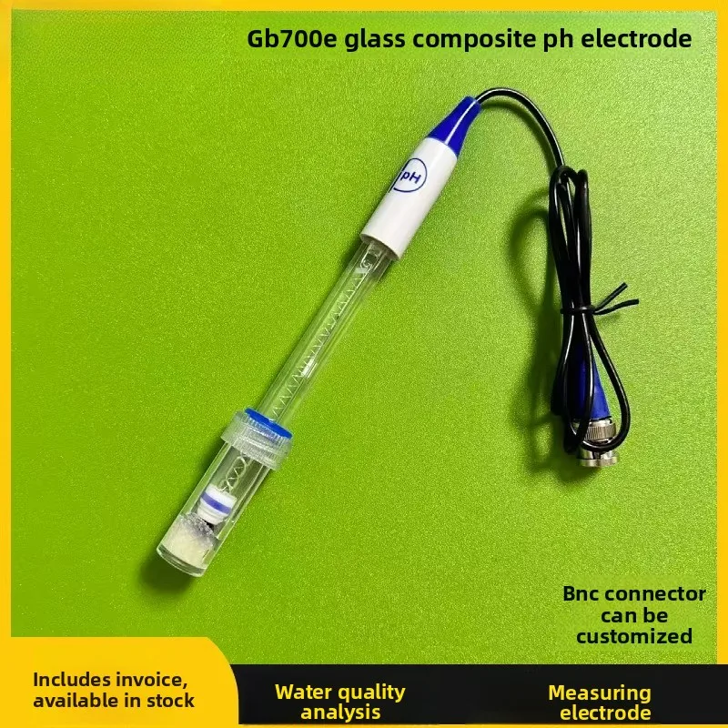 GB700E glass composite PH electrode, can be matched with 6250 organic solvent resistance, corrosion resistance