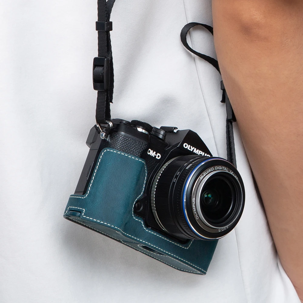 オリンパス OM-D E-M5 Mark III E-M5 ケース レトロ 本革 E-M5 III
