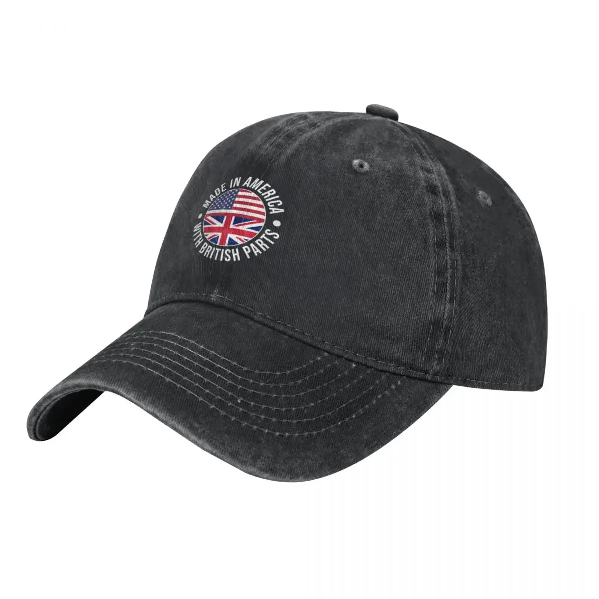 Made In America With British Parts Baseball Cap hard hat Golf Cap Women Hats Men's