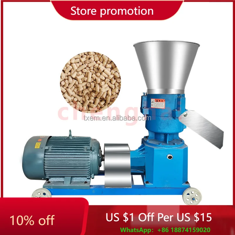 

Мельница для производства кормов для птицы, 380 В, машина для производства гранул для крупных животных