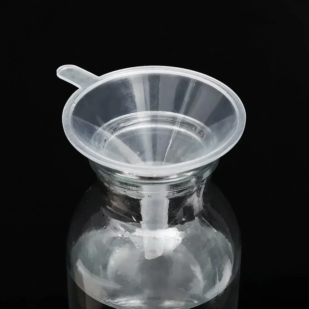 Mini Transparent Funnel Small Mouth Liquid Oil Hopper Plastic Gadgets Home Kitchen School Laboratory Experimental Supplies Tools