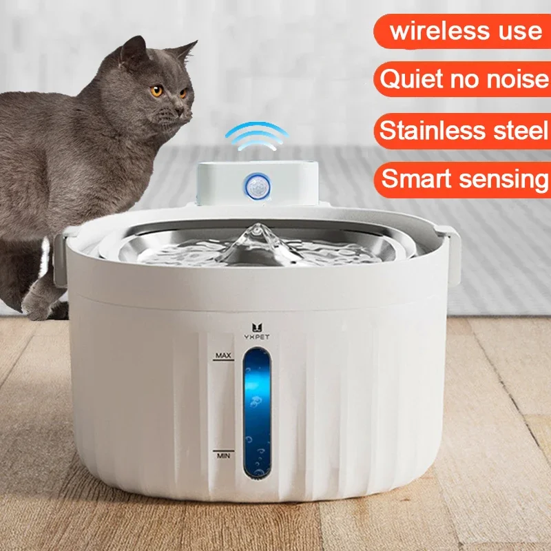 Youpin Xiaomi 2L Automatic Cat Water Fountain LED Light Ultra Silent USB Electric Mute Water Feeder Pet Drinking Water Fountain