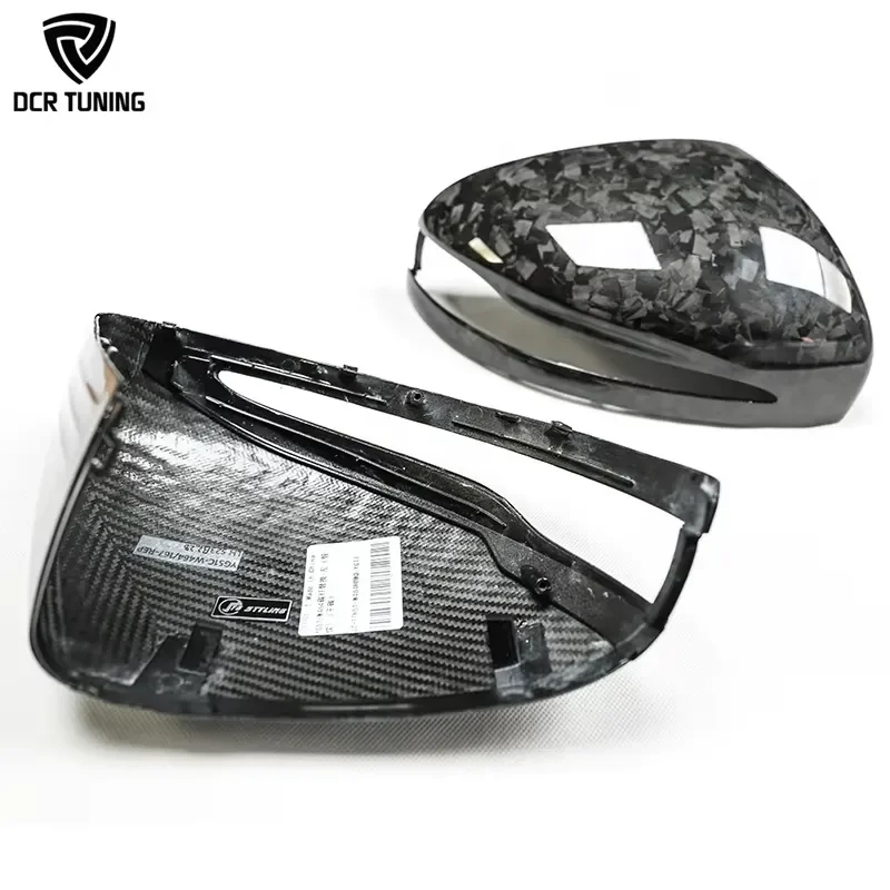 Forged Dry Carbon Fiber Mirror Cover for - GLE W167 GLS W464 Door Mirror Casing Side Housing Shell