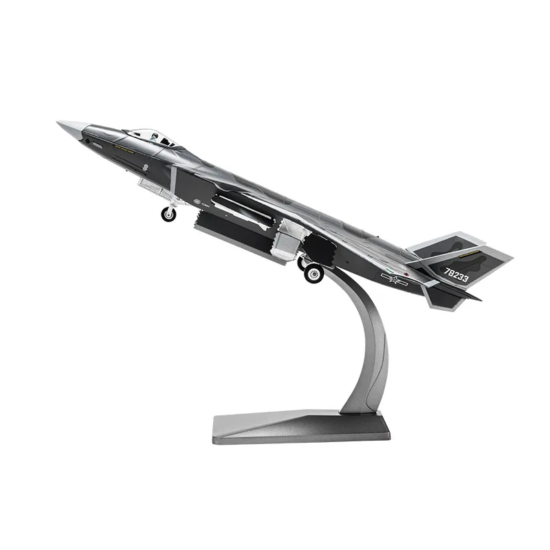 Modelo de avión de espuma de simulación, bombardero de aleación, caza, transporte, juguete, 1:60 J-20