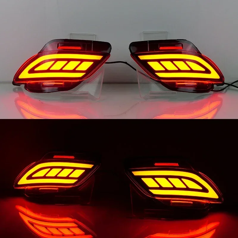 Car LED Rear Bumper Lamps For Lexus RX 2009 - 2012 2013 0214 2015 Fog Lamps Brake Turn Signal Reflector Indicators Taillights