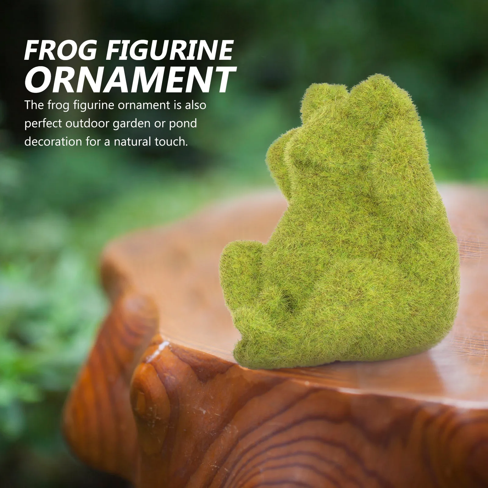 

Resin Frog Statue Garden Ornament Outdoor Figurine Decorations Mini Sculpture Figurines
