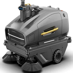 Artificial Intelligence Driverless Road Sweeper Robot