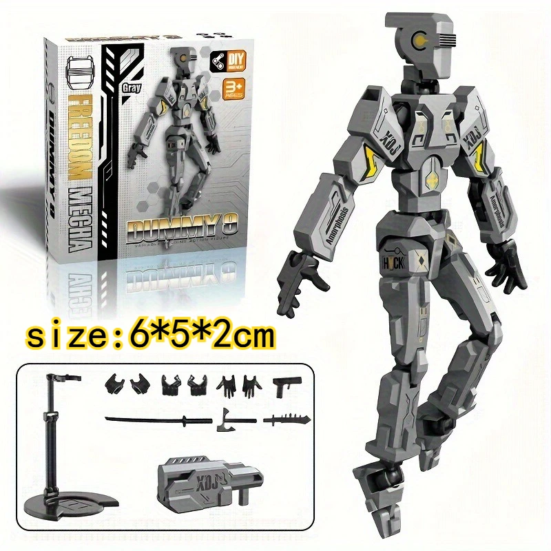 Novo produto impressão 3d de bonecas brinquedos de descompressão diy criatividade robô presentes de aniversário das crianças