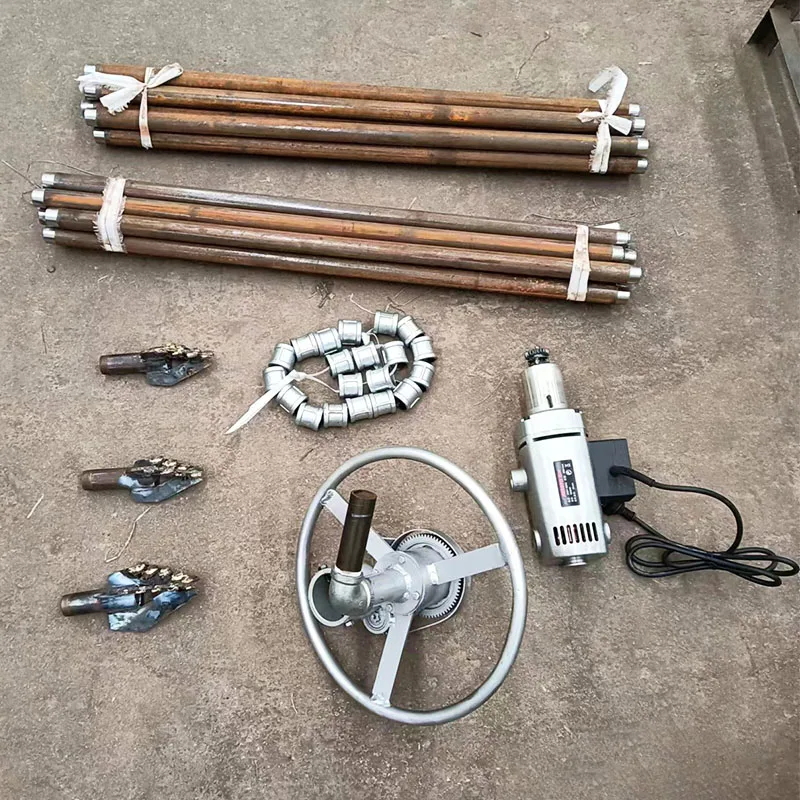 Customized Electric Water Well Drilling Rig Portable High Torque 60m Deep Well Drill For Small Farms And Rural Homes