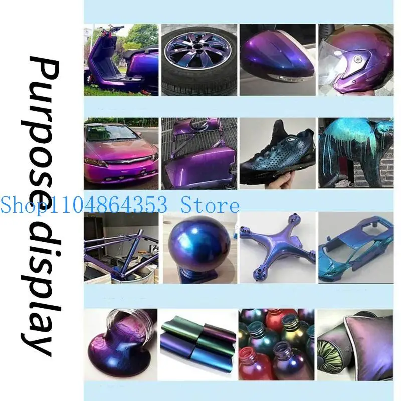 

652F 12 цветов, насыщенная слюдяная пудра, многофункциональный хромированный пигмент для ногтей, насыщенная эпоксидная смола для