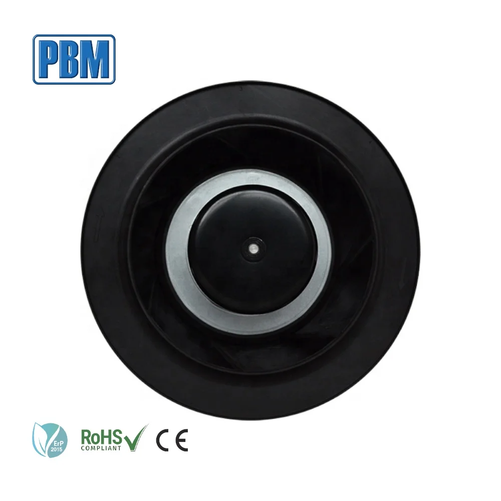 190mm EC Brushless 230V 0-10V Speed Control Plastic Wall Fan with Ball Bearing IP44 Insulation Class B CE RoHS ErP Certified