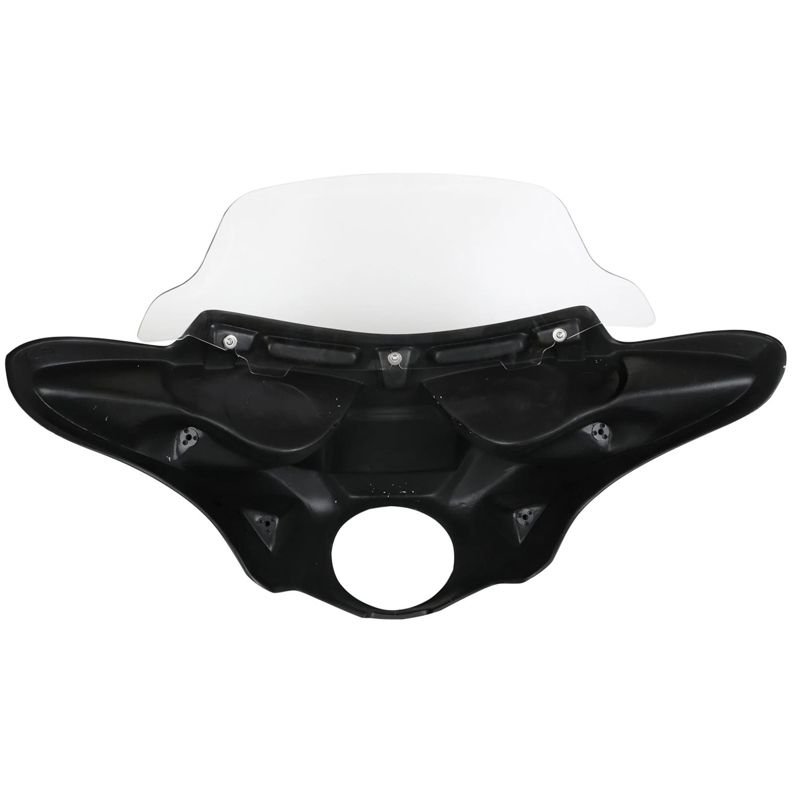 

Motorcycle Front Decorative Shell Windshield Headlight Windproof Deflector Fairing Cover Visor Black Fits For R18 2020-2025