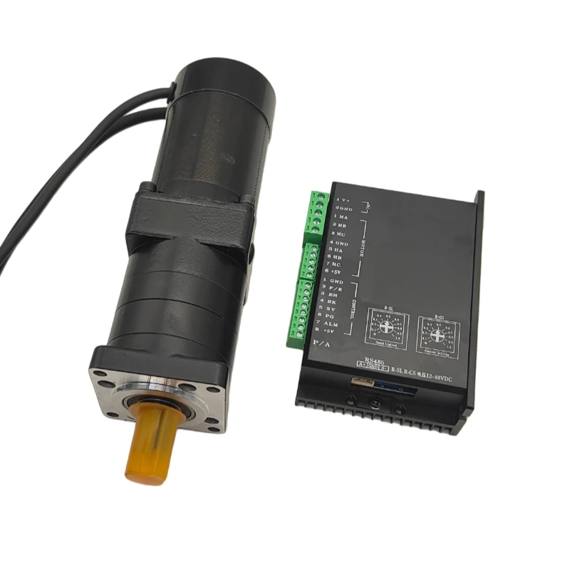 24V 48W 50W 100W Brushless Motor with 1:20 Planetary Gearbox Motor Controller