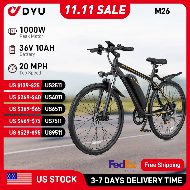 M26 Electric Bicycl… - image