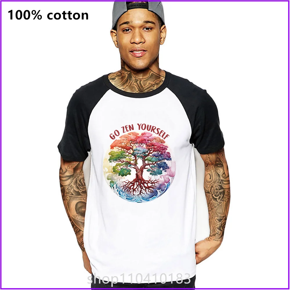 Go Zen Yourself Sja876 T Shirts For Men'S Women Tshirt T-Shirt Clothing Oversized Manufacturers Custom Sports Short Clothes Stre